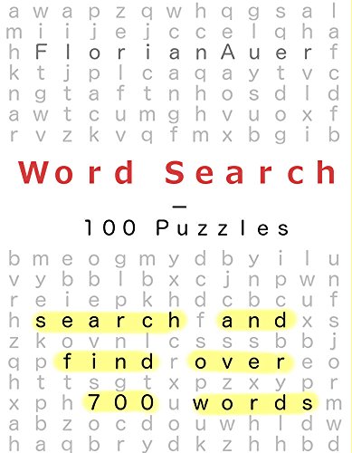 Algopix Similar Product 12 - Word Search - 100 Puzzles