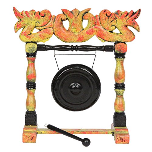 Algopix Similar Product 19 - PoliVaz Decorative Oriental Gong Home