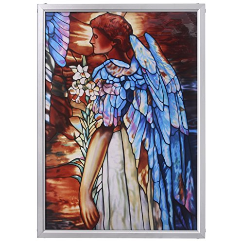 Algopix Similar Product 5 - Stained Glass Panel  The Angel of