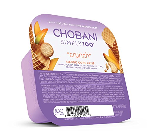 Algopix Similar Product 12 - Chobani Simply 100 Crunch Mango Cone
