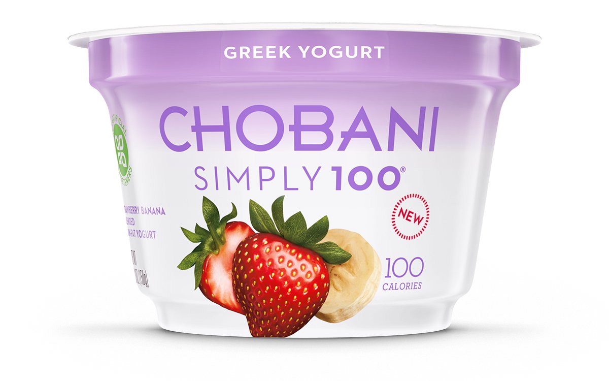 Algopix Similar Product 12 - Simply 100 Chobani Strawberry Banana 0