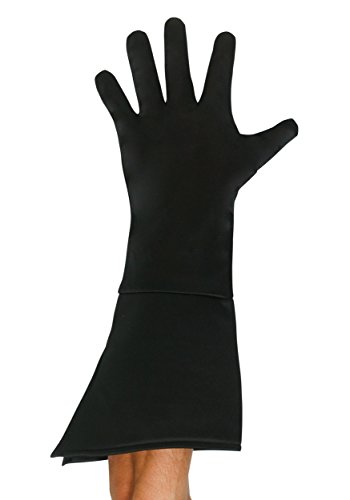 Algopix Similar Product 10 - Adult Black Superhero Gloves Standard