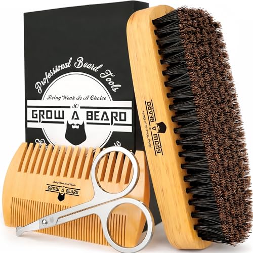 Algopix Similar Product 17 - Beard Brush for Men with Beard 