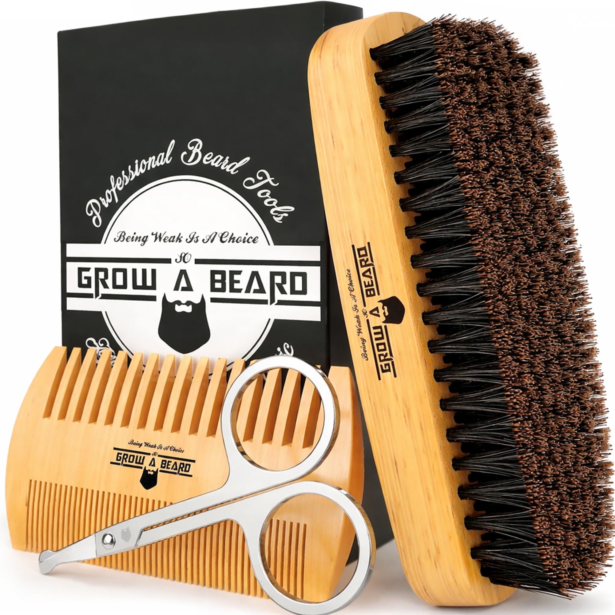 Algopix Similar Product 13 - Beard Brush for Men with Beard 