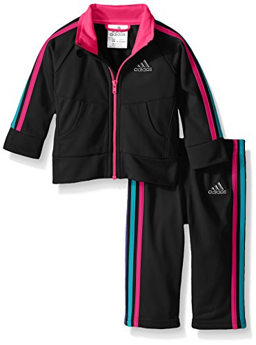 Algopix Similar Product 12 - adidas Little Girls Tricot Zip Jacket