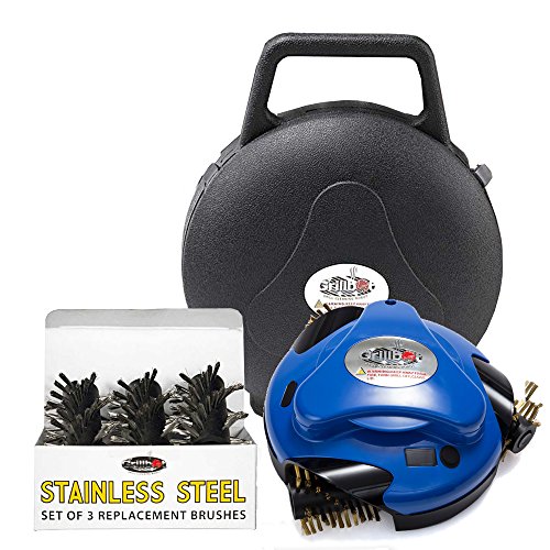 Algopix Similar Product 1 - Grillbot Automatic Grill Cleaner Black
