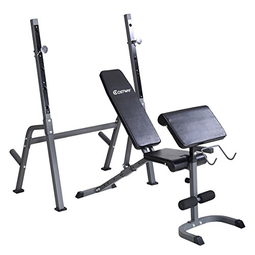 Algopix Similar Product 11 - Goplus Adjustable Weight Bench Lifting