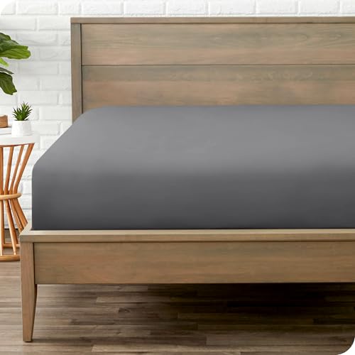 Algopix Similar Product 2 - Bare Home Fitted Bottom Sheet Queen