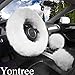Algopix Similar Product 12 - Yontree Fashion Fluffy Steering Wheel