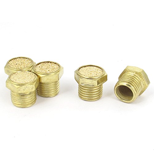Algopix Similar Product 12 - uxcell 14BSP Thread Flat Head Brass