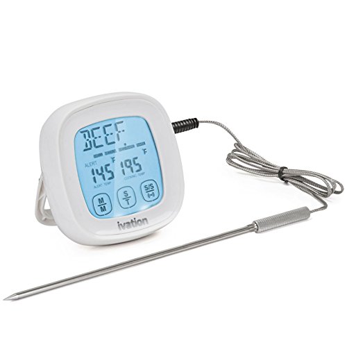 Algopix Similar Product 7 - Meat Thermometer  Timer  Touchscreen