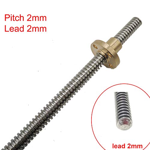 Algopix Similar Product 6 - T8 Lead Screw Dia 8MM Pitch 2mm Lead