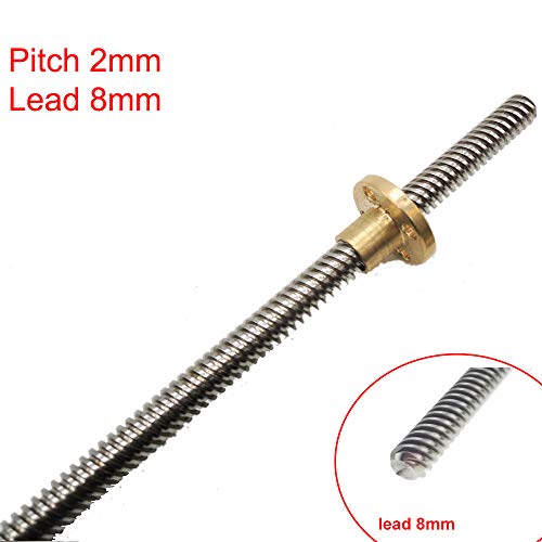 Algopix Similar Product 12 - T8 Lead Screw Dia 8MM Pitch 2mm Lead