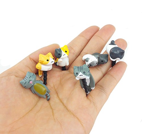 Algopix Similar Product 16 - yueton Pack of 6 Cat Dust Plug Stopper