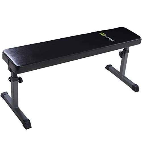 Algopix Similar Product 1 - GOPLUS Flat Weight Bench Height 440lb