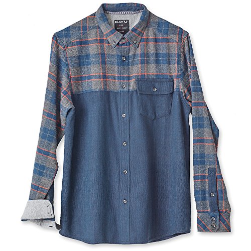 Algopix Similar Product 2 - KAVU South Fork Mens Shirt  Midnight 