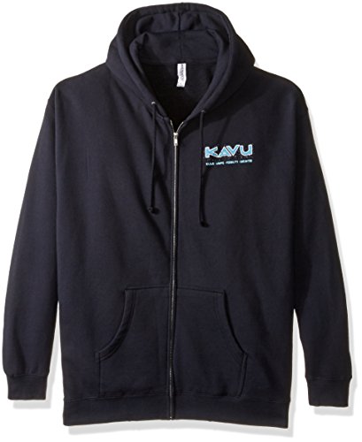 Algopix Similar Product 3 - KAVU Men's Full Zip Hoodie, Medium, Navy