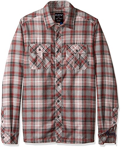Algopix Similar Product 7 - KAVU Mens Basin Long Sleeve Shirt