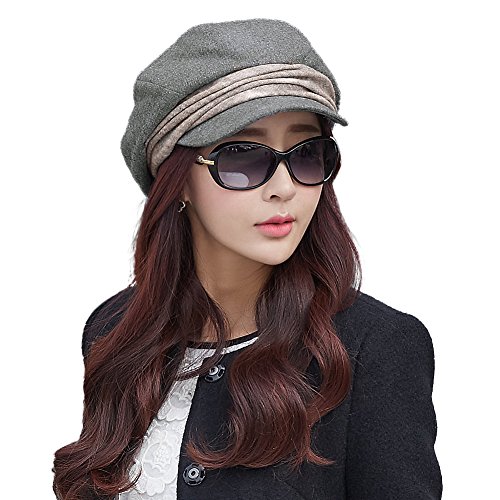 Algopix Similar Product 7 - Comhats Wool Newsboy Cabbie Beret Cap