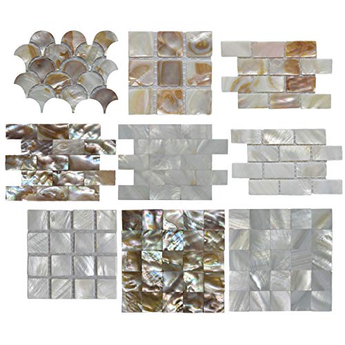 Algopix Similar Product 9 - Art3d Mother of Pearl MOP Shell