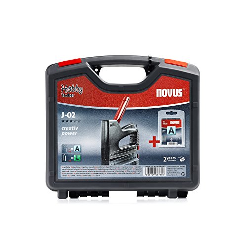 Algopix Similar Product 12 - Novus 030-0437 J-02 Hand Tacker, Black
