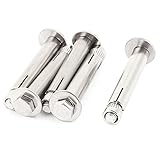 Algopix Similar Product 1 - uxcell M6 Thread 304 Stainless Steel