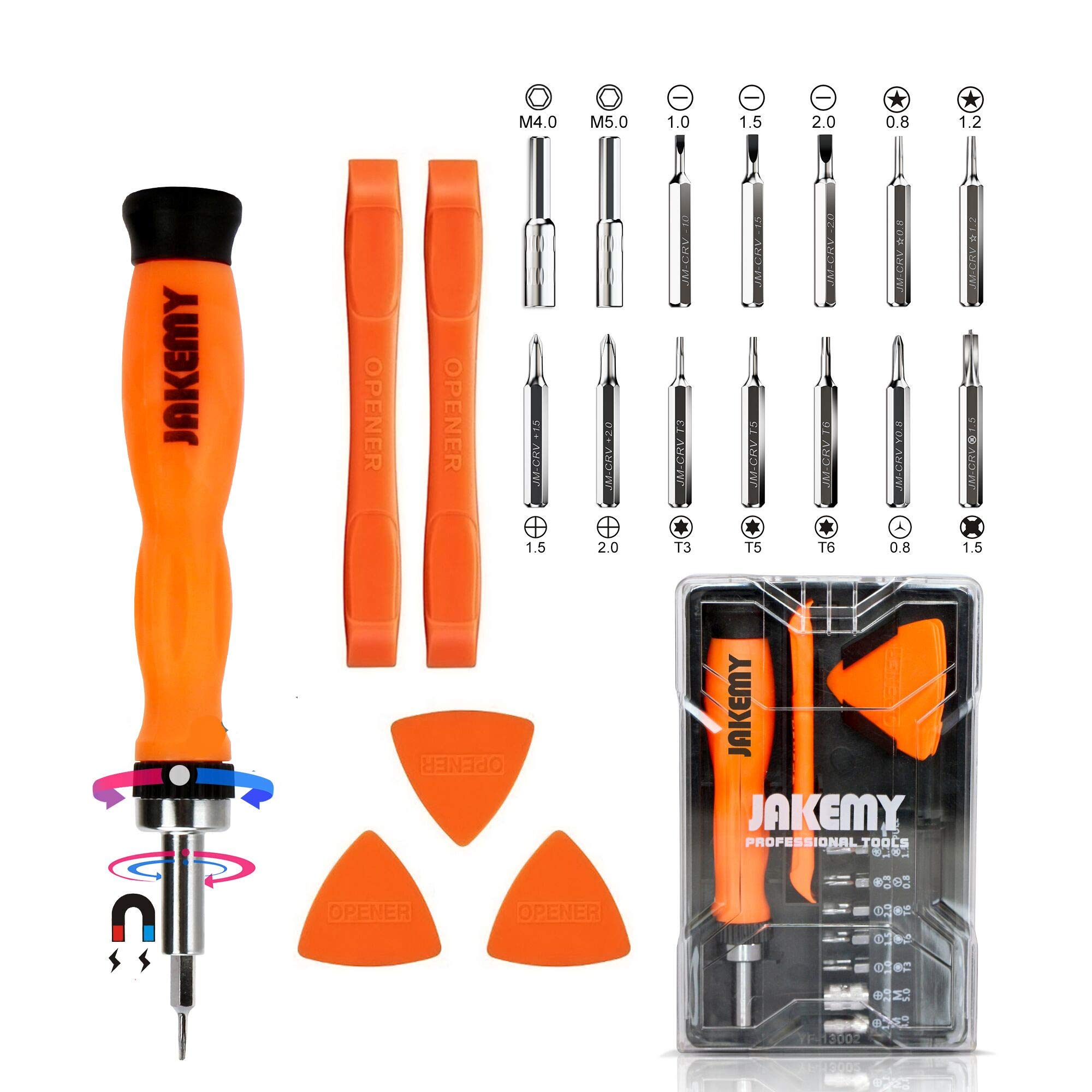Algopix Similar Product 3 - Small Ratchet Screwdriver JAKEMY