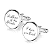 Algopix Similar Product 2 - JIAYIQI Mens Wedding Cufflinks Father