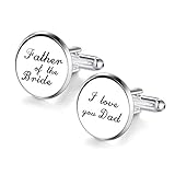 Algopix Similar Product 11 - JIAYIQI Mens Wedding Cufflinks Father