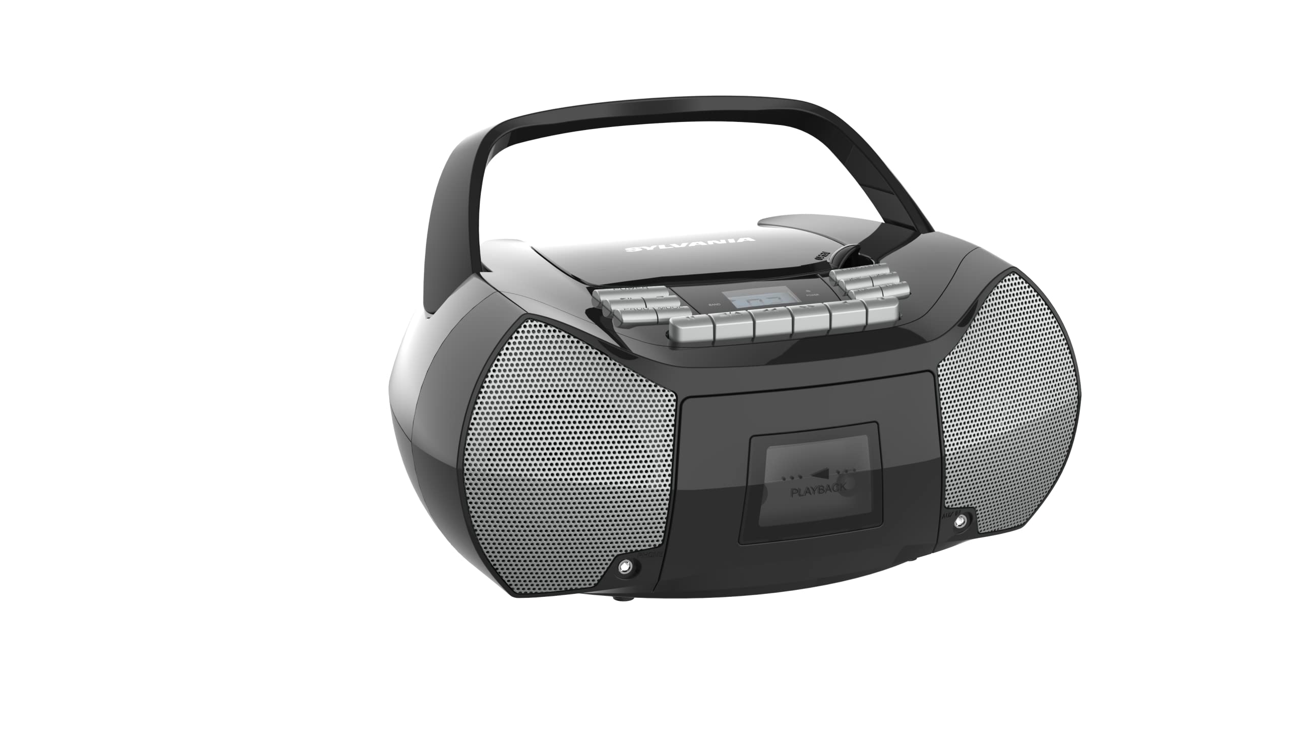 Algopix Similar Product 2 - SYLVANIA SRCD286SLVRBLK Portable CD