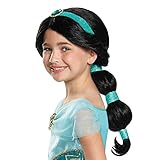 Algopix Similar Product 9 - Disney Princess Jasmine Girls' Wig
