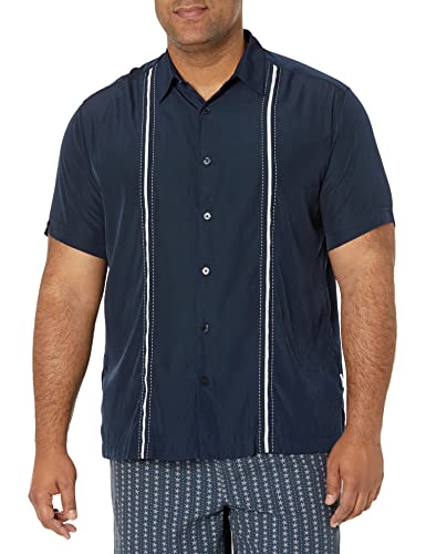Algopix Similar Product 17 - Cubavera Mens Contrast Insert Stitching