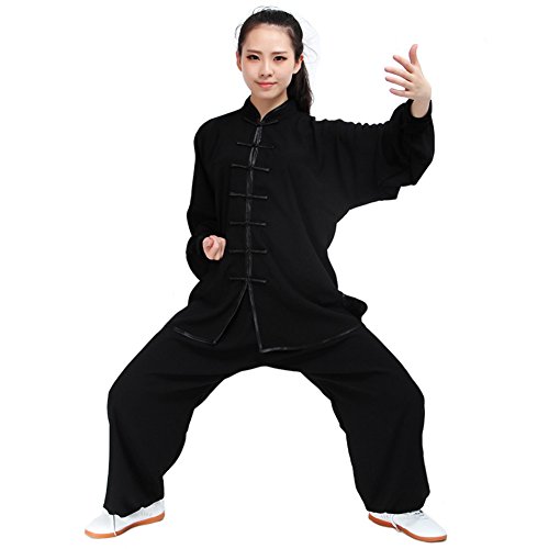 Algopix Similar Product 3 - Itopfox Unisex Cotton Blend Kung Fu Tai