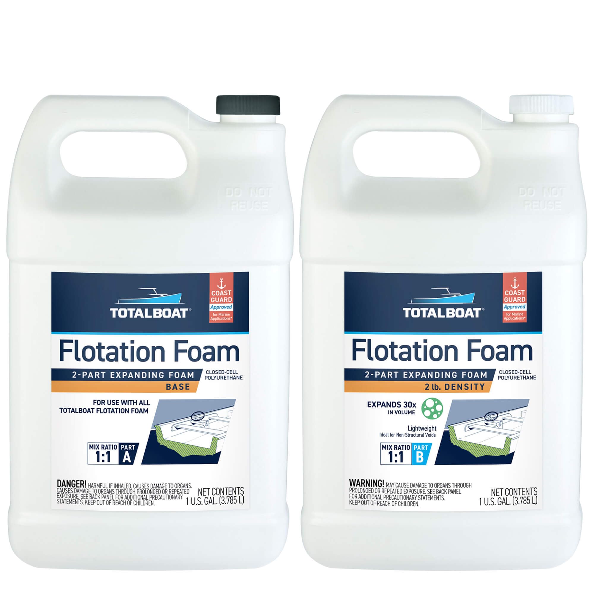 Algopix Similar Product 7 - TotalBoat 2 Lb Density Expanding Foam