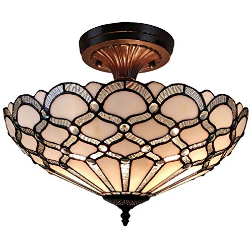 Algopix Similar Product 15 - Amora Lighting AM108CL17 Tiffany Style