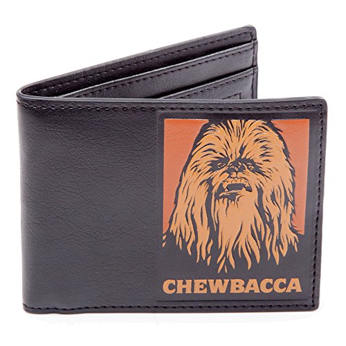 Algopix Similar Product 4 - Star Wars Chewbacca Bifold Wallet Coin