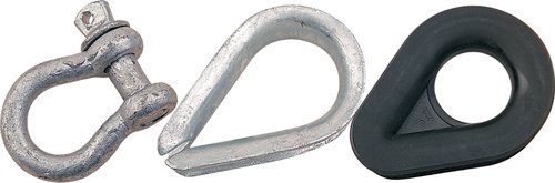 Algopix Similar Product 15 - Sea Dog Line Thimble Nylon 14 Rope