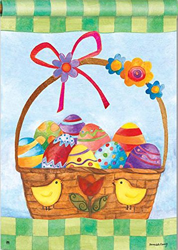 Algopix Similar Product 1 - Basket for the Bunny Easter House Flag