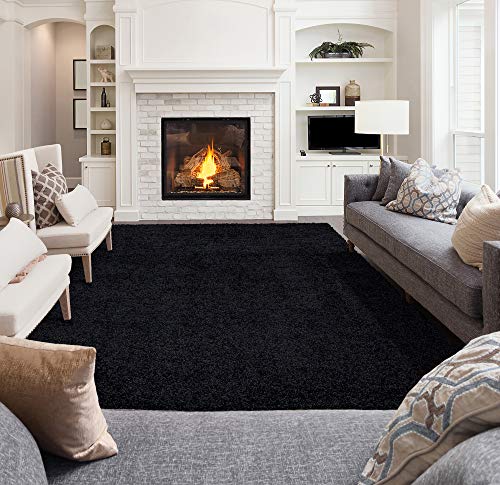 Algopix Similar Product 14 - Ottomanson Collection Solid Shag Rug 5
