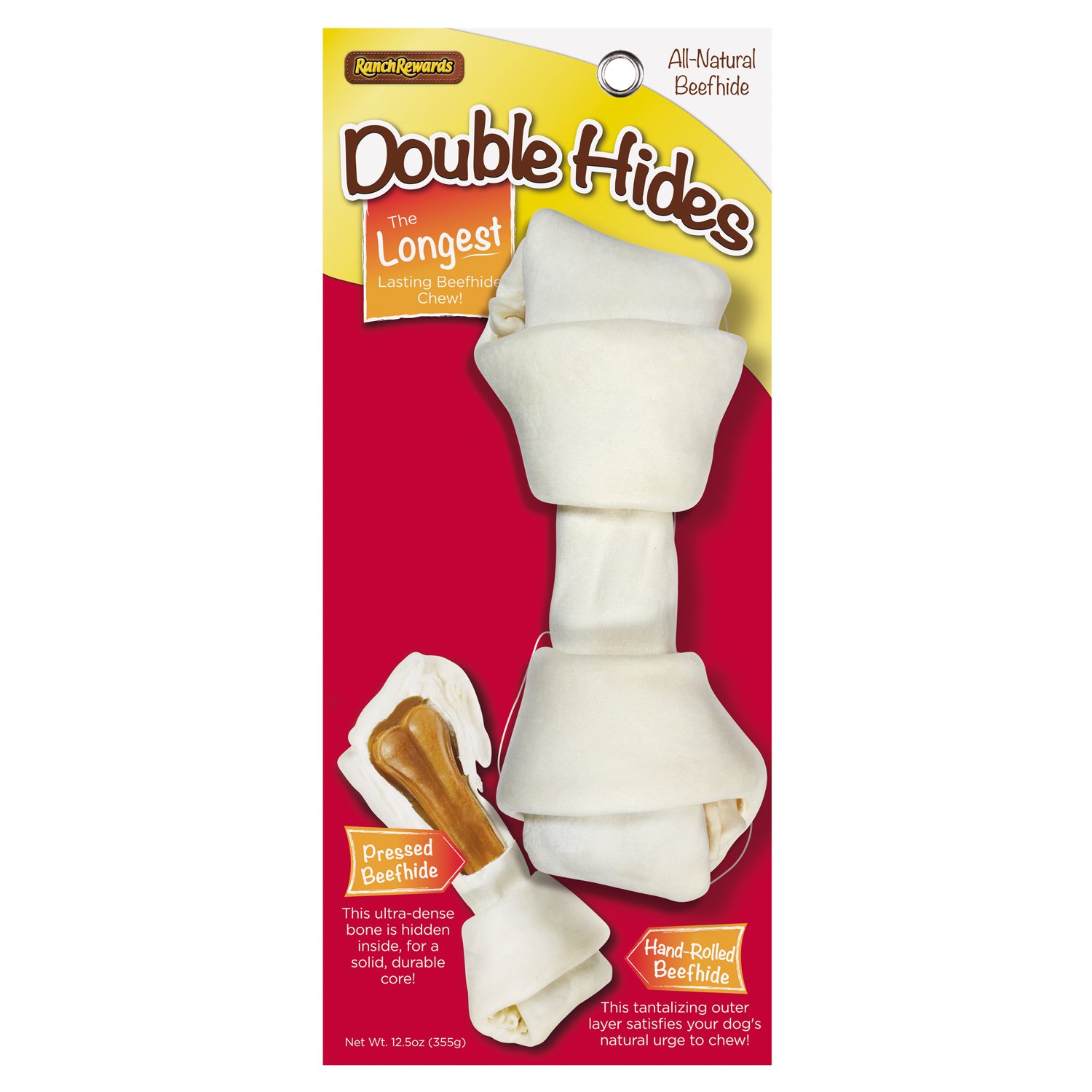 Algopix Similar Product 16 - Ranch Rewards DoubleHide Beefhide Bone