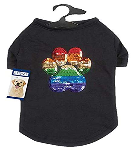 Algopix Similar Product 11 - Casual Canine Puppy Pride Sequin UPF40