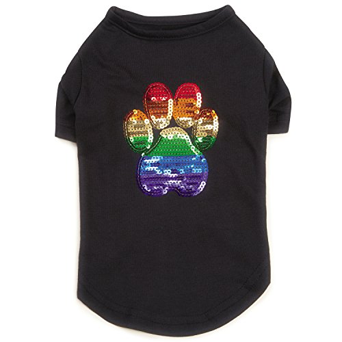 Algopix Similar Product 1 - Casual Canine Puppy Pride Sequin UPF40