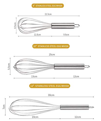 Algopix Similar Product 4 - Wire Whisks  Extra Strength Stainless