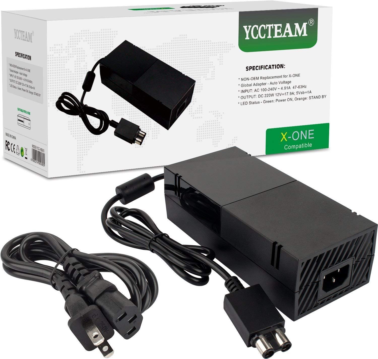 Algopix Similar Product 13 - YCCTEAM Power Supply Brick for Xbox One