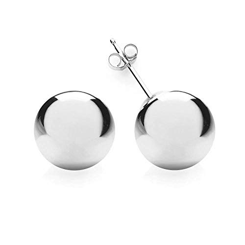 Algopix Similar Product 8 - NYC Sterling Silver Bead Ball Studs 