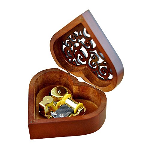Algopix Similar Product 13 - WESTONETEK Heart Shaped Vintage Wood