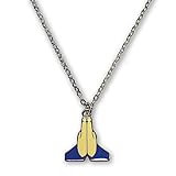 Algopix Similar Product 8 - I EM JI Emoji Silver Chain Pendant