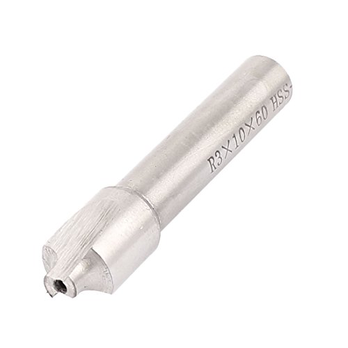 Algopix Similar Product 19 - uxcell 3mm Radius 2 Flutes HSSAL