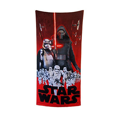 Algopix Similar Product 20 - Disney Star Wars Bath Towel RedBlack