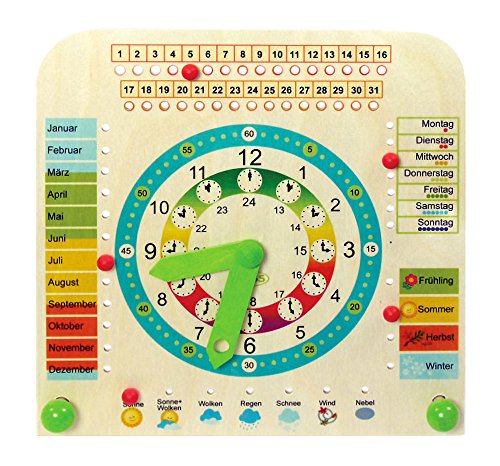 Algopix Similar Product 12 - Hess 14658 Seasons Wooden Calendar